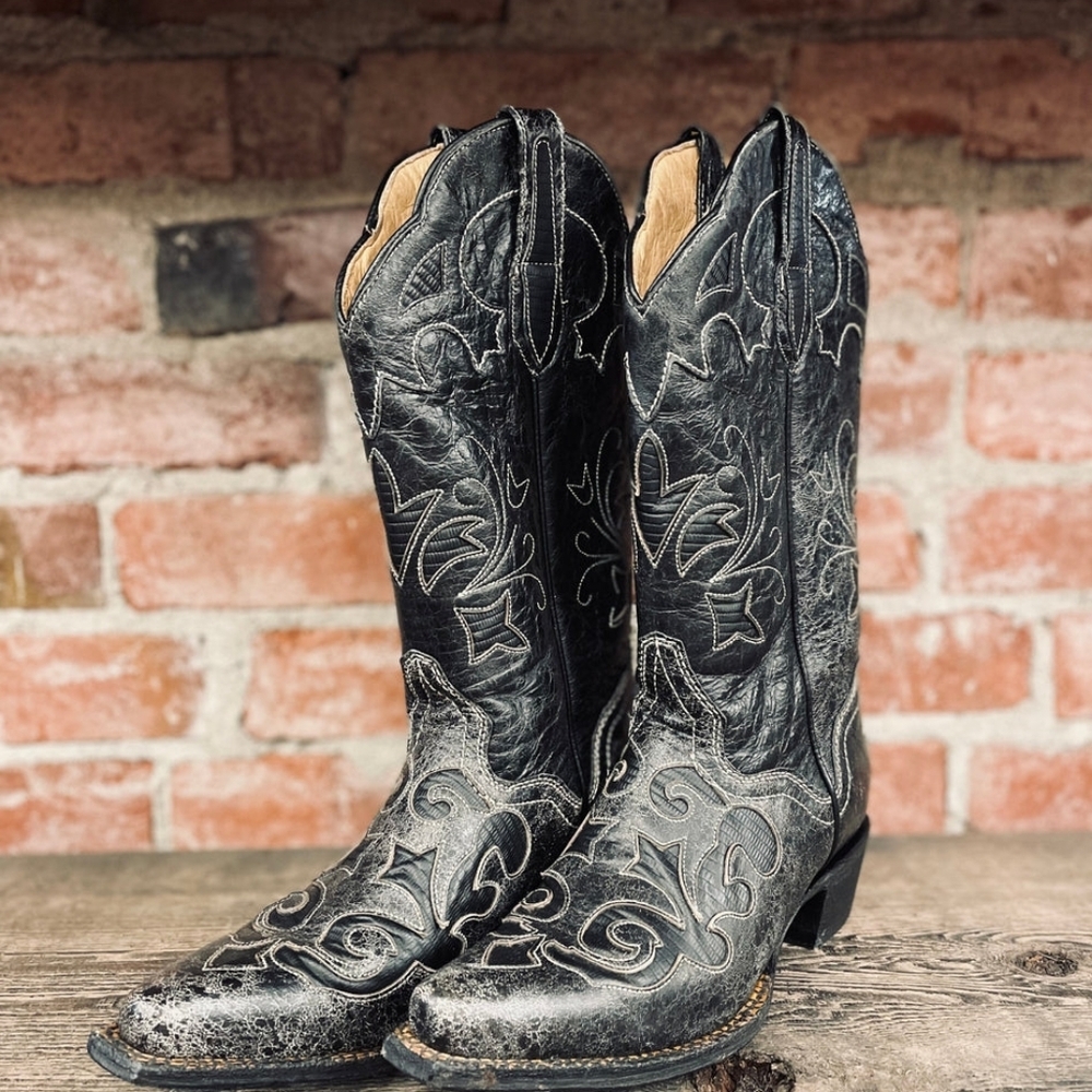 EUC VINTAGE JB DILLON COWBOY BOOTS size 9.5 B
